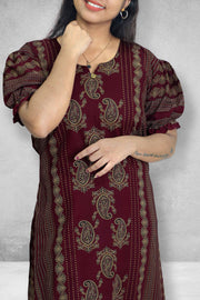 Printed Cotton  Nightdress