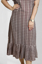Printed Cotton Flared Top Nightdress