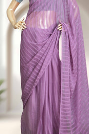 Fancy Chiffon Saree with Stone Work