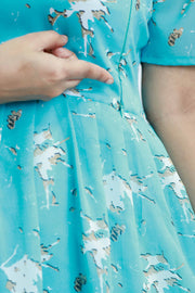 Printed Chiffon Feeding Top
