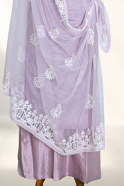 Silk Churidar Material – Thread Work with Button