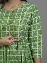 Comfortable & Stylish Feeding Kurti – Printed Elegance for Moms