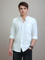 Casual Satin Cotton Shirt