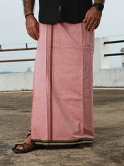Men's Cotton Colour Dhothi - 219/-
