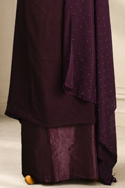 Georgette Churidar Material – Golden Thread Work