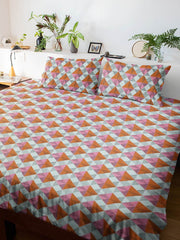 Double Cot Bedsheet With Pillow Cover