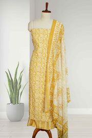 Batik Print Cotton Churidar Material – Comfort Meets Tradition