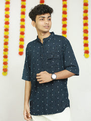 Printed Rayon Casual Kurta ( Casual Shirt Model )