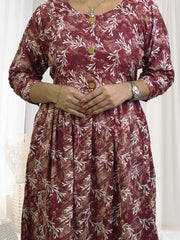 Comfortable & Stylish Feeding Kurti – Printed Elegance for Moms