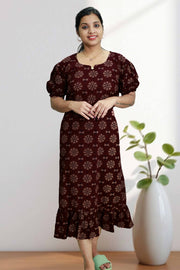 Cotton Night Dress – Free Size