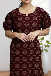 Cotton Night Dress – Free Size