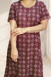 Elegant Cotton Mix Printed Kurti