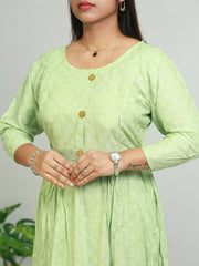 Pure Rayon Material, Round Neck, 3/4 Sleeves - Only ₹297