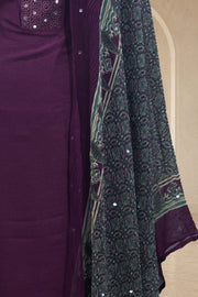 Mirror Elegance Vichithra Silk Churidar Material