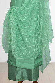 Silk Churidar Material – Sequins with Embroidery & Thread Work