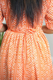 Printed Chiffon Feeding Top