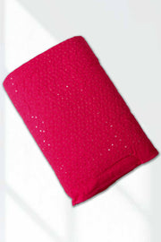 Cotton Hakoba Running Material – Sequins Work