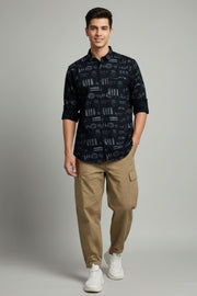 Harbour Men’s Rayon Printed Casual Shirt