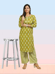 Elegant Cotton Kurti Palazzo Set – ₹375