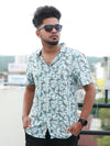 Men Regular Fit Rayon Printed Half Sleeve Casual Shirt