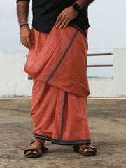 Men's Cotton Colour Dhothi - 239/-