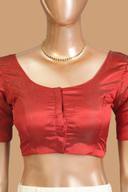 Elegant Ready-Made Blouse – Cotton Silk Comfort