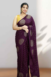 Fancy Saree-Stylish Butta Work