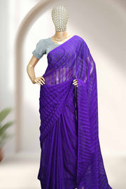 Fancy Chiffon Saree with Stone Work