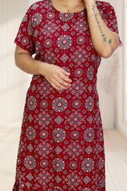 Elegant Cotton Mix Printed Kurti