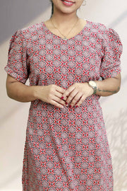 Printed Cotton Flared Top Nightdress