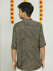 Printed Rayon Casual Kurta ( Casual Shirt Model )