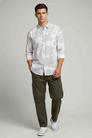 Harbour Men’s Rayon Printed Casual Shirt