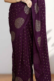 Fancy Saree-Stylish Butta Work