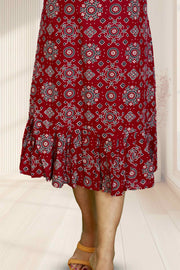 Elegant Cotton Mix Printed Kurti