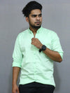 Men satin cotton full sleeve casual shirt