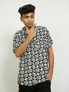 Men Regular Fit Rayon Printed Half Sleeve Casual Shirt