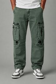 Nine K Mens Denim Cargo – Regular Fit