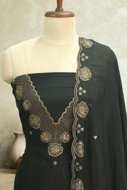 Sequin Elegance Silk Churidar Material