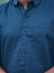 Men satin cotton full sleeve casual shirt