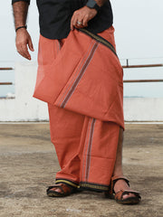 Men's Cotton Colour Dhothi - 239/-