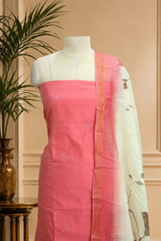 Sequin Thread Work Silk Churidar Material