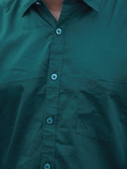 Men satin cotton full sleeve casual shirt