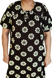 Flower & Floral Print Cotton Nighty