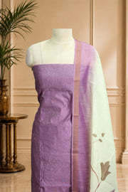 Sequin Thread Work Silk Churidar Material