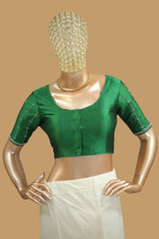 Ready-Made Cotton Silk Blouse – Elegant & Stylish