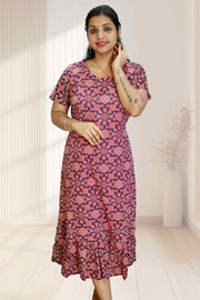 Elegant Cotton Mix Printed Kurti