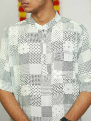 Printed Rayon Casual Kurta ( Casual Shirt Model )