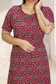 Elegant Cotton Mix Printed Kurti