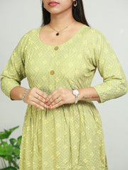 Pure Rayon Material, Round Neck, 3/4 Sleeves - Only ₹297