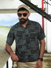 Men Regular Fit Rayon Printed Half Sleeve Casual Shirt